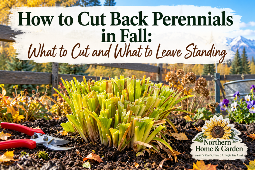 How to cut back perennials in fall and what to leave standing for winter
