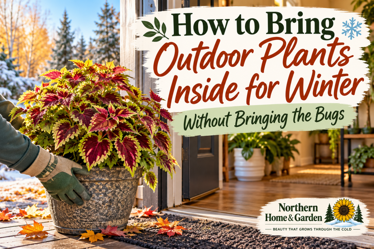 How to Bring Outdoor Plants Inside for Winter — Without Bringing the&nbsp;Bugs