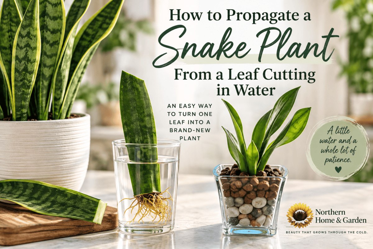 How to Propagate a Snake Plant From a Leaf Cutting in&nbsp;Water