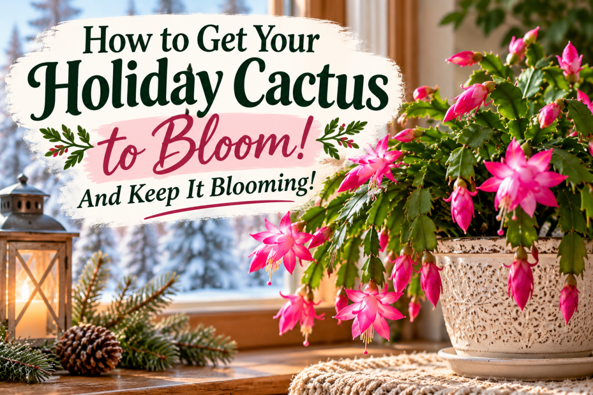 How to Get Your Holiday Cactus to Bloom (And Keep It&nbsp;Blooming!)