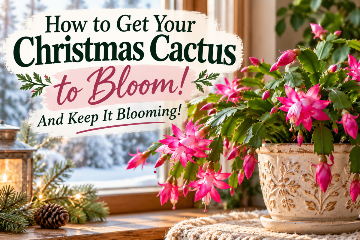 How to Get Your Christmas Cactus to Bloom (And Keep It&nbsp;Blooming!)