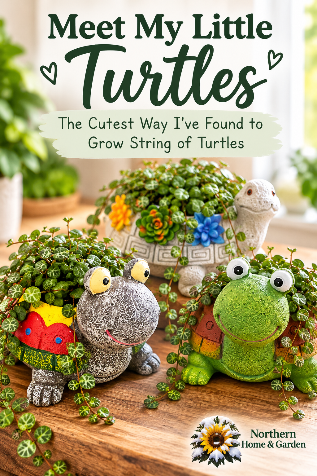 Meet My Little Turtles: The Cutest Way I’ve Found to Grow String of&nbsp;Turtles
